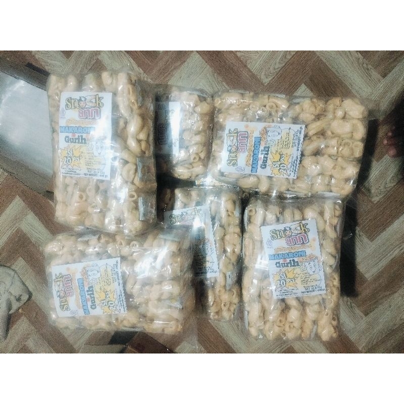 

Makaroni Snack ann lebih Gurih renyah isi 20 sacet