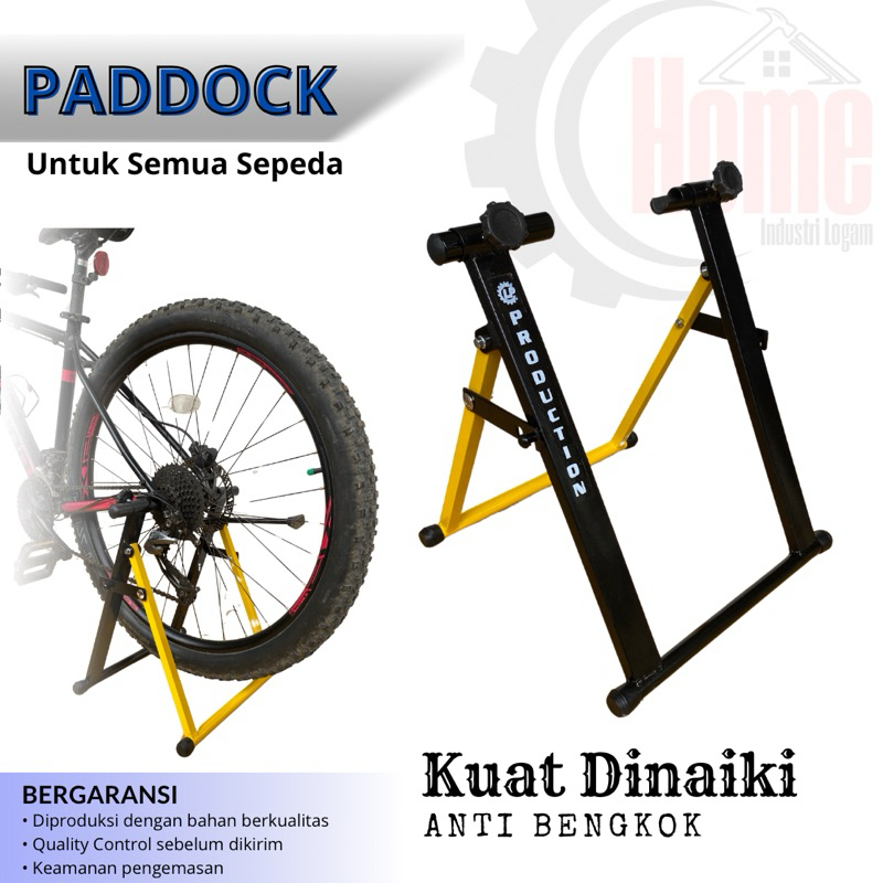 Paddock Sepeda Lipat Universal – Pedok Sepeda MTB, Gunung, BMX & Trainer