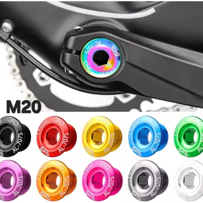 Muqzi Baut Crank M20 Baut Arm Crank Sepeda M20 Bolt Crank Sebelah Kiri