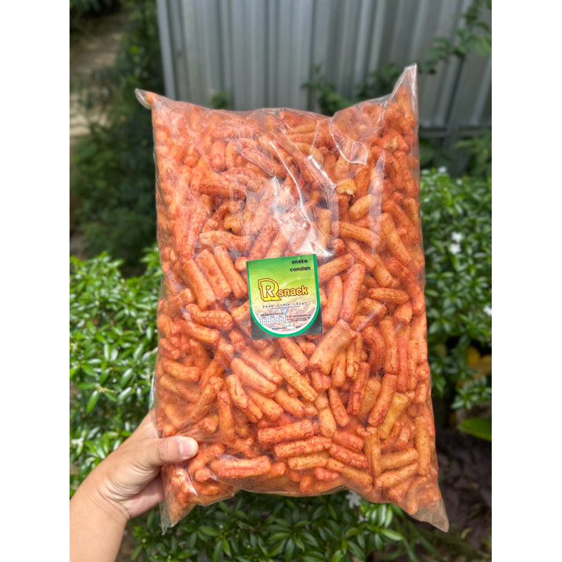 

250g,500g,1kg Stik udang renyah pedas gurih include bubble wrab
