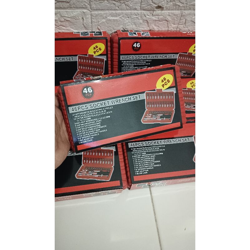 kunci socket wrench set 46 pcs