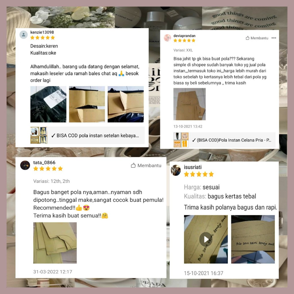 Ampirono_Mriki Pola Baju Atasan Batik Wanita Dewasa Pola Instan Baju Atasan Batik Pola Jiplak Pola