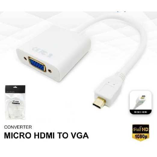 CONVERTER Micro hdmi to vga adapter Converter Micro Hdmi To VGA / converter micro to vga /adapter mi