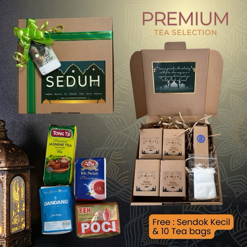 

[PREMIUM TEA SELECTION] Hampers Lebaran, Idul Fitri, Natal, Ulang Tahun, Souvenir , Daun Teh Asli Indonesia, Merk Terjamin, Varian : PREMIUM TEA SELECTION