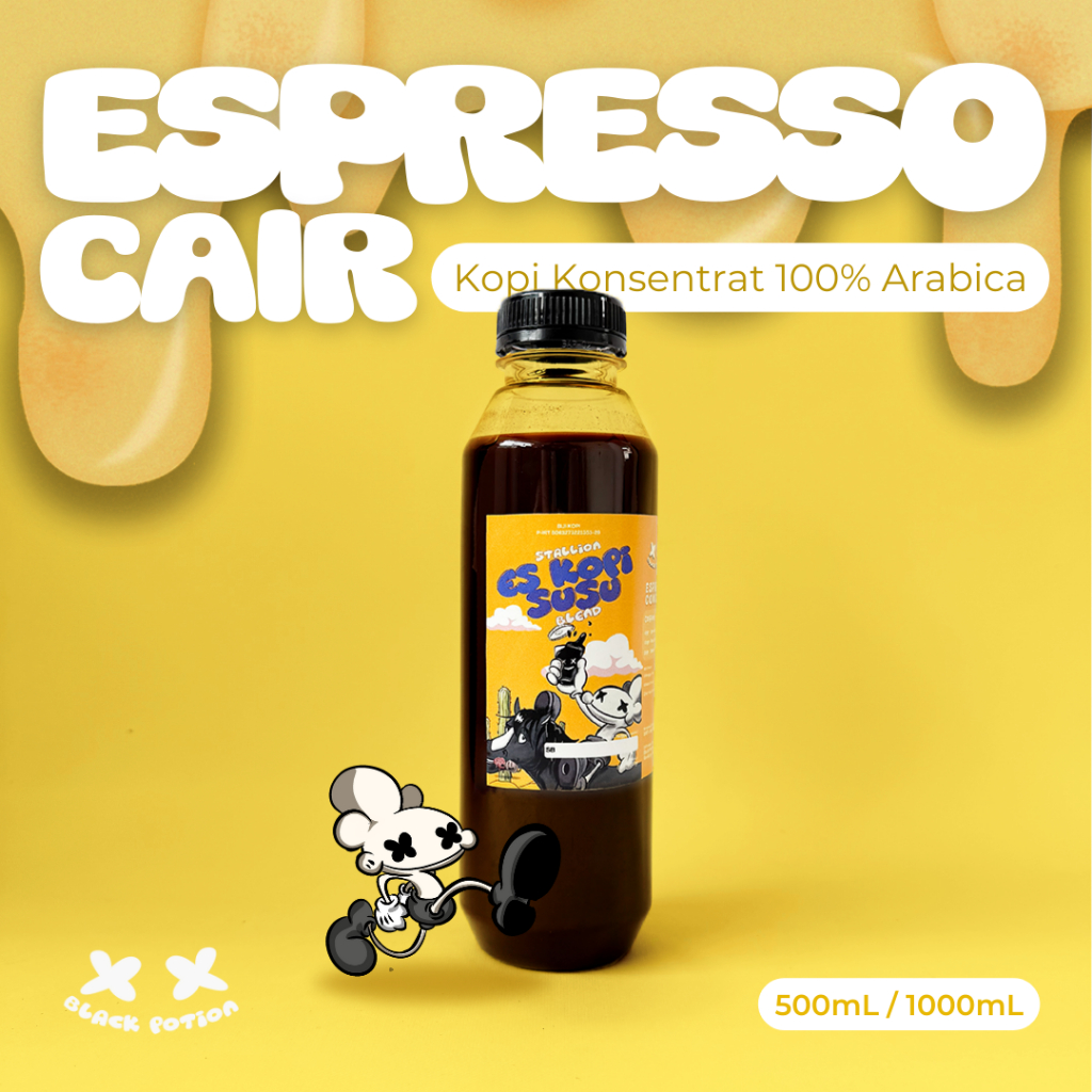 Espresso Cair Kopi Konsentrat Full Kopi Arabica