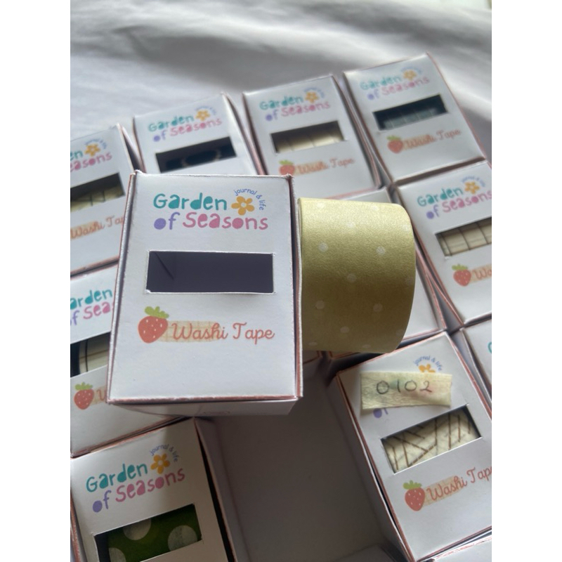 

0102 deco tape green polkadot 2