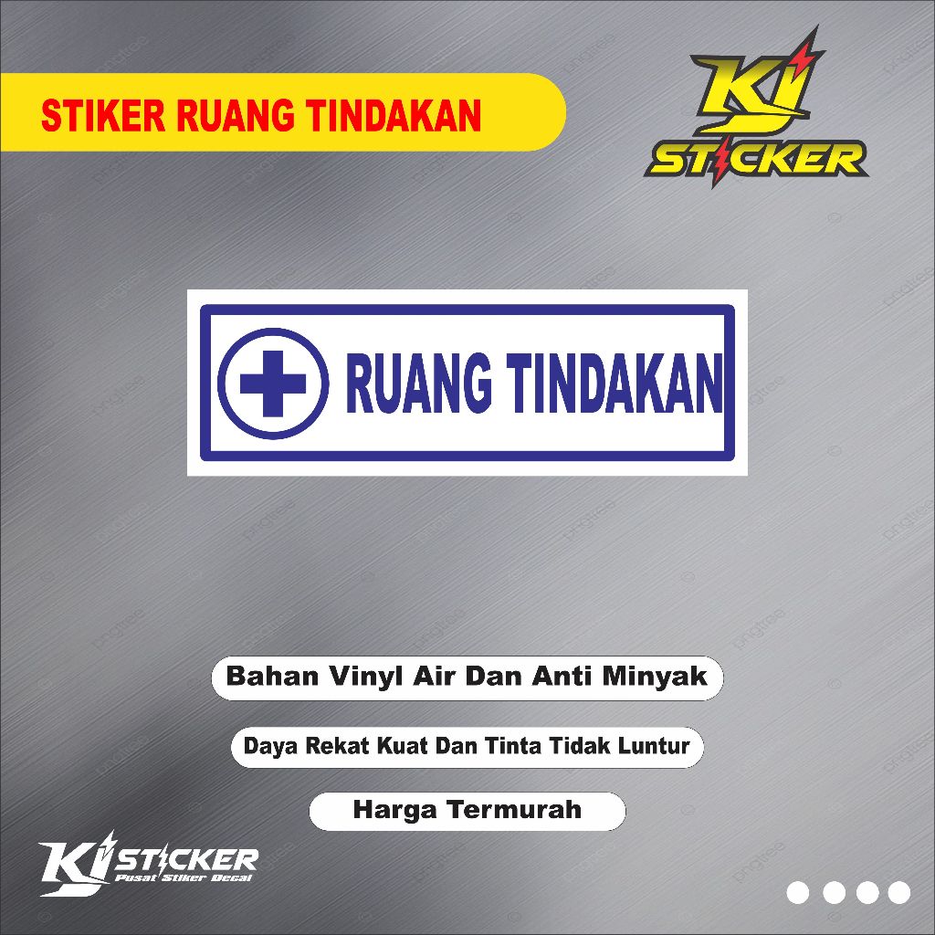 

Promo Stiker Ruang Tindakan / Ruang Tindakan Puskesmas / Stiker Klinik Apotek / Stiker Rumah Sakit