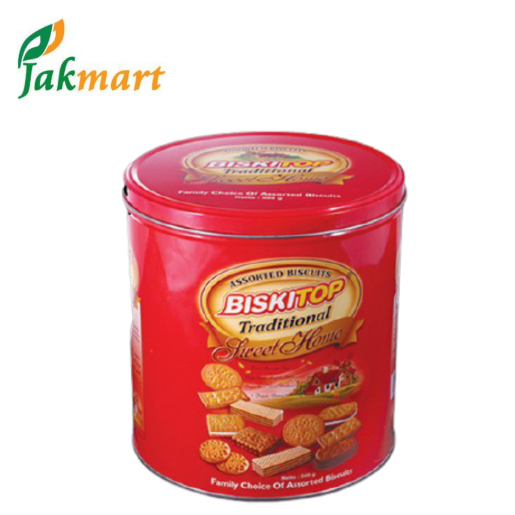 

Biskitop Biskuit Tradisional Bulat 500gr