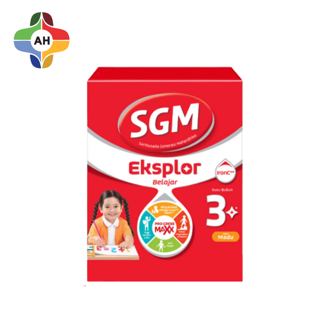 

GM Eksplor 3+ IronC Susu Bubuk Pertumbuhan Anak Madu 400 g / apotek HUtama