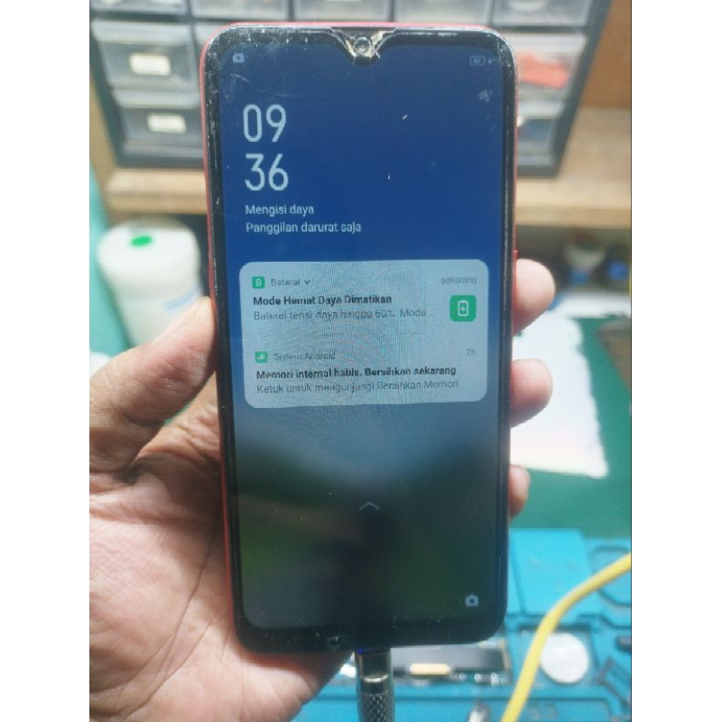 Hp Bekas Second Murah Oppo A1K Minus Touchscreen Lcd