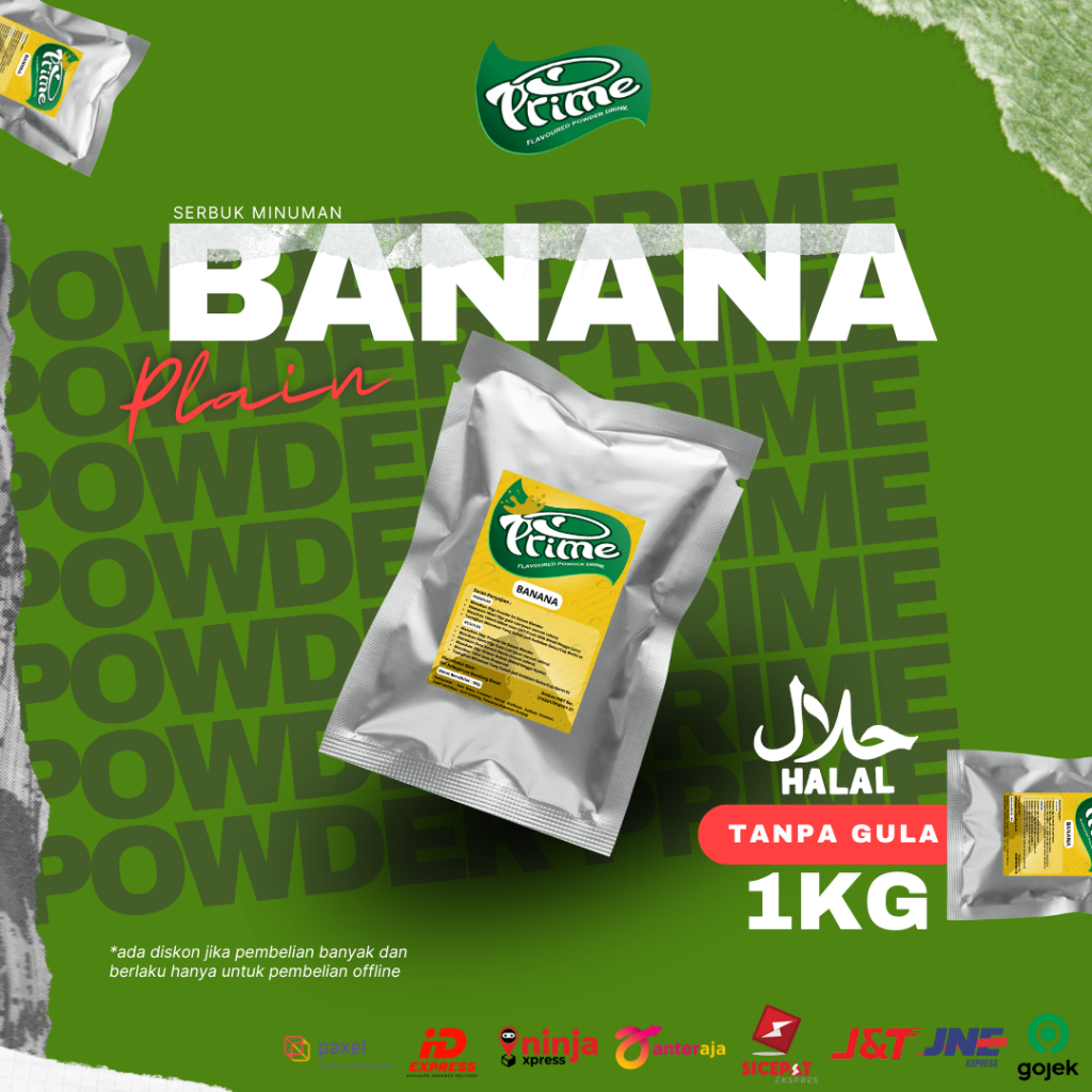 

Powder Drink Prime Banana / Bubuk Minuman Pisang 1kg