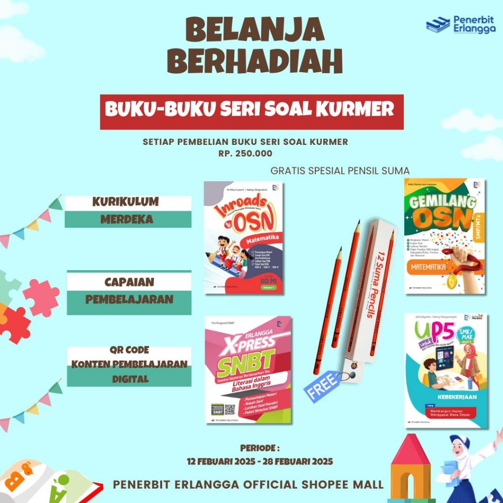 

FREE PAKET PENSIL NOT FOR SALE