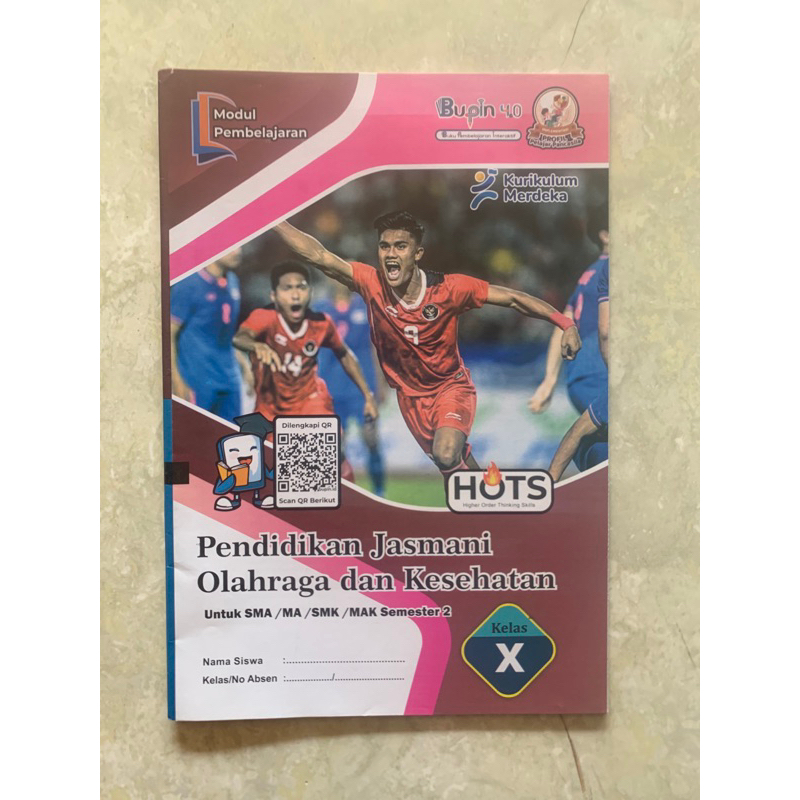 Buku LKS Penjas PJOK SMA / MA Kelas 10, 11, 12 (Minimal Pembelian 5 pcs)