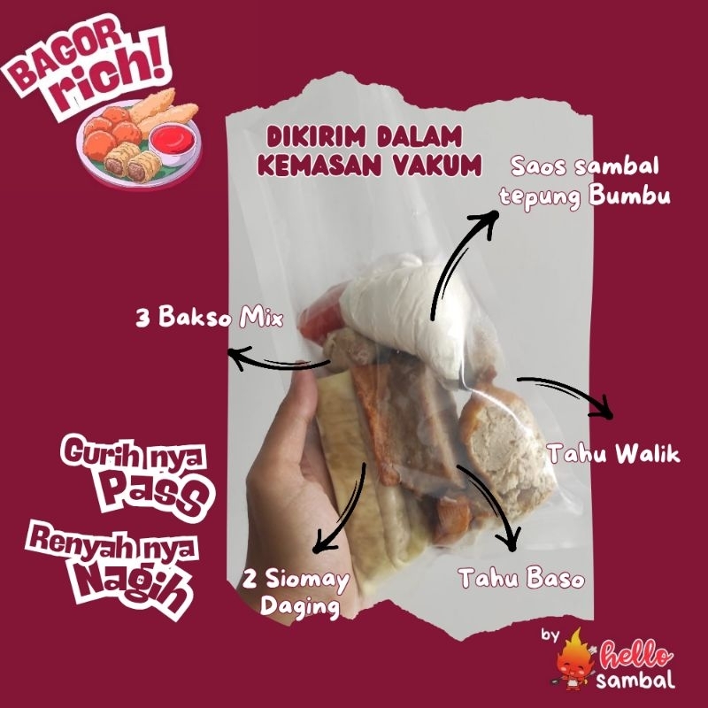 

BAGOR (BAKSO GORENG) FROZEN