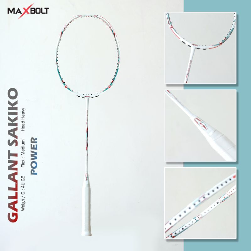 MAXBOLT GALLANT SAKIKO BLACK - BADMINTON RAKET