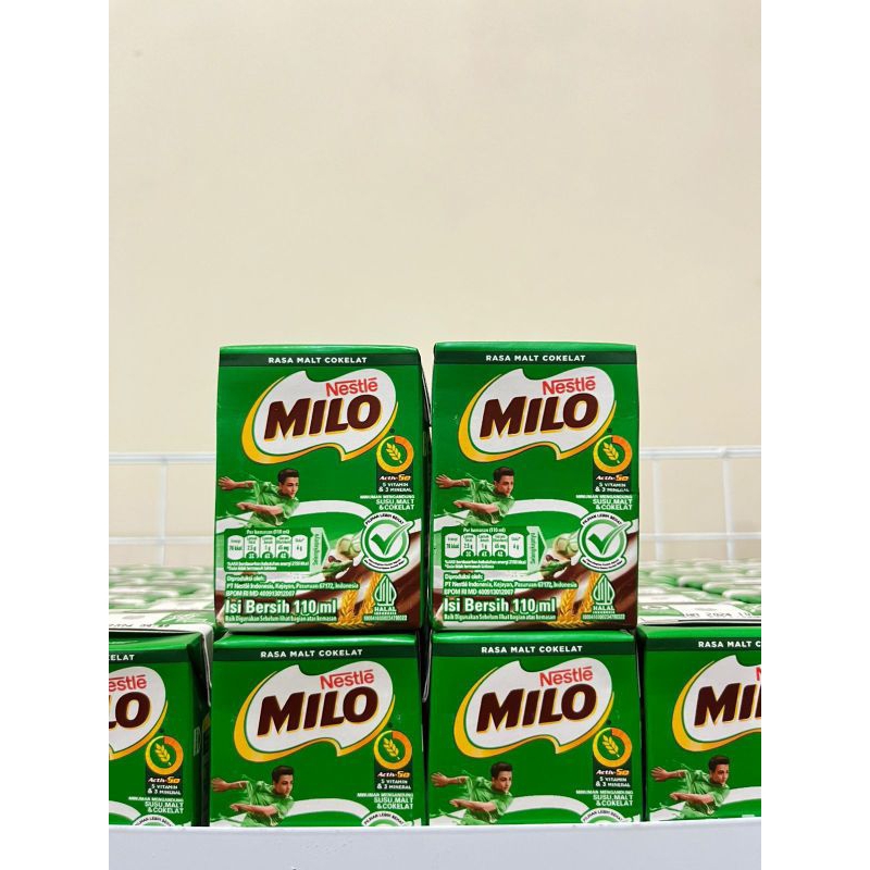 

Milo UHT 110 mL Kartonan isi 36 pcs