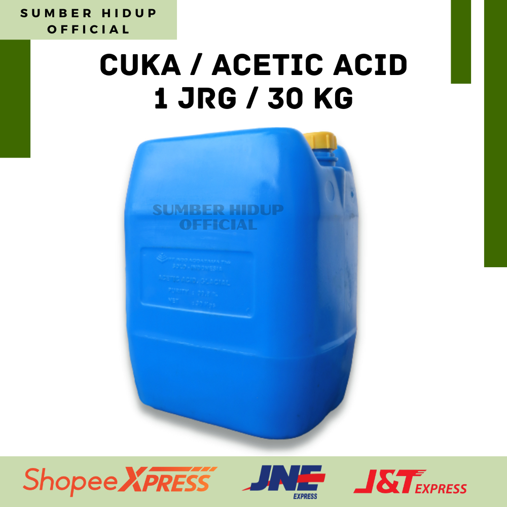 

BIANG CUKA MURNI FOOD GRADE - ACETIC ACID - ASETAT 1 JRG 30 KG