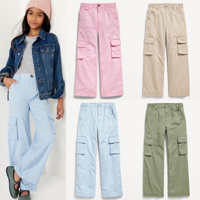 celana cargo anak perempuan oldnvy