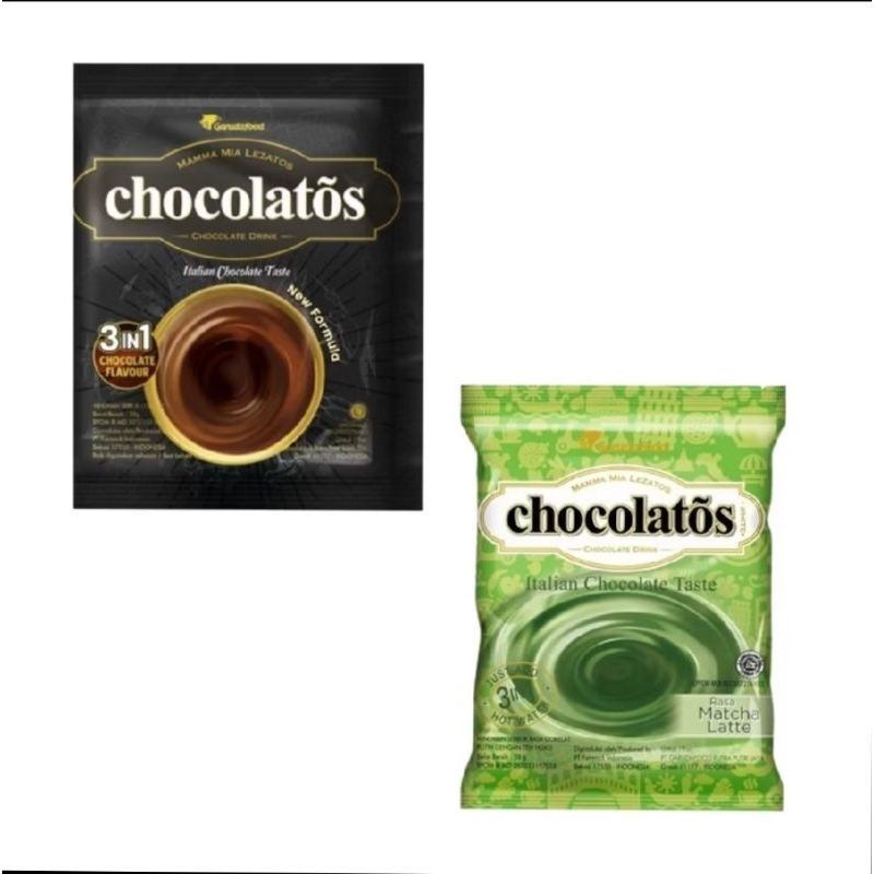 

CHOCOLATOS DRINK SACHET PER PCS VARIAN COKLAT MACHA