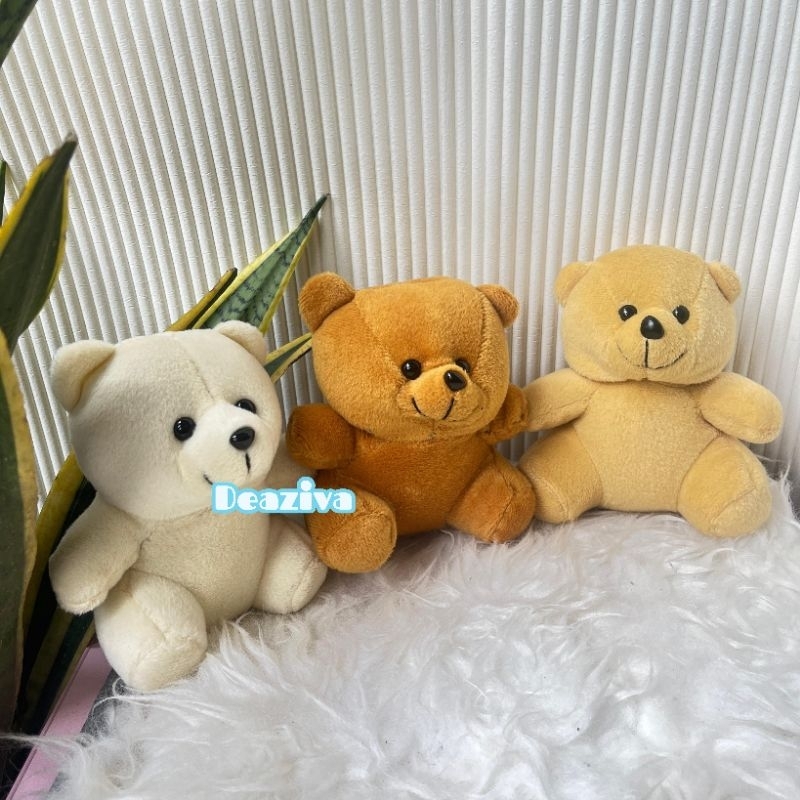 BONEKA BERUANG KECIL - BONEKA TEDDY BEAR - BONEKA WISUDA MINI