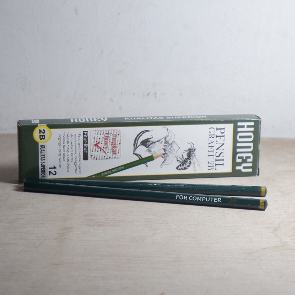 

[12 Pcs] Paket Hemat Grosir Pensil Stark 2B Murah 1 Kotak Isi 12 Pcs