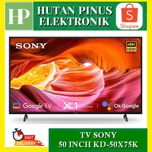 SONY Bravia KD-50X75K 50 Inch 4K UHD HDR Smart Android LED TV 50X75