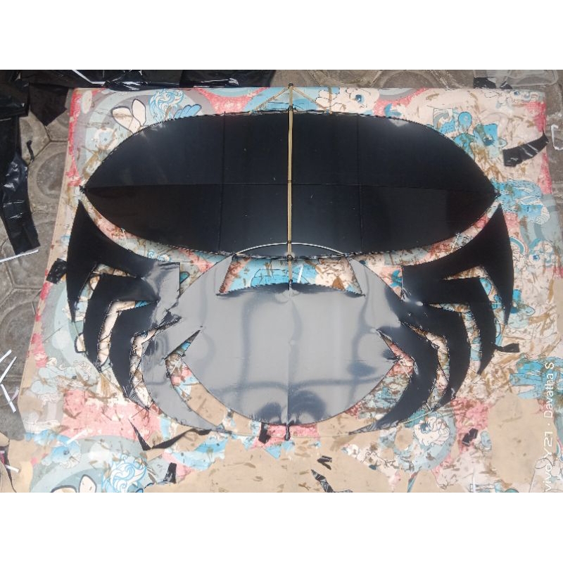 Layangan Ramraman spider Bakalan 150cm Termurah