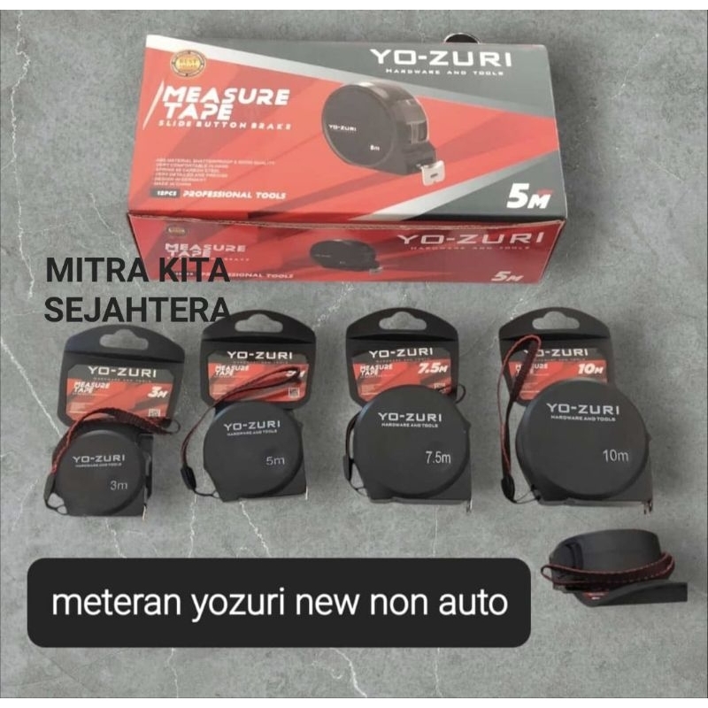 METERAN YOZURI 3M 5M 7,5M 10M / METERAN BANGUNAN YOZURI / METERAN TUKANG YOZURI