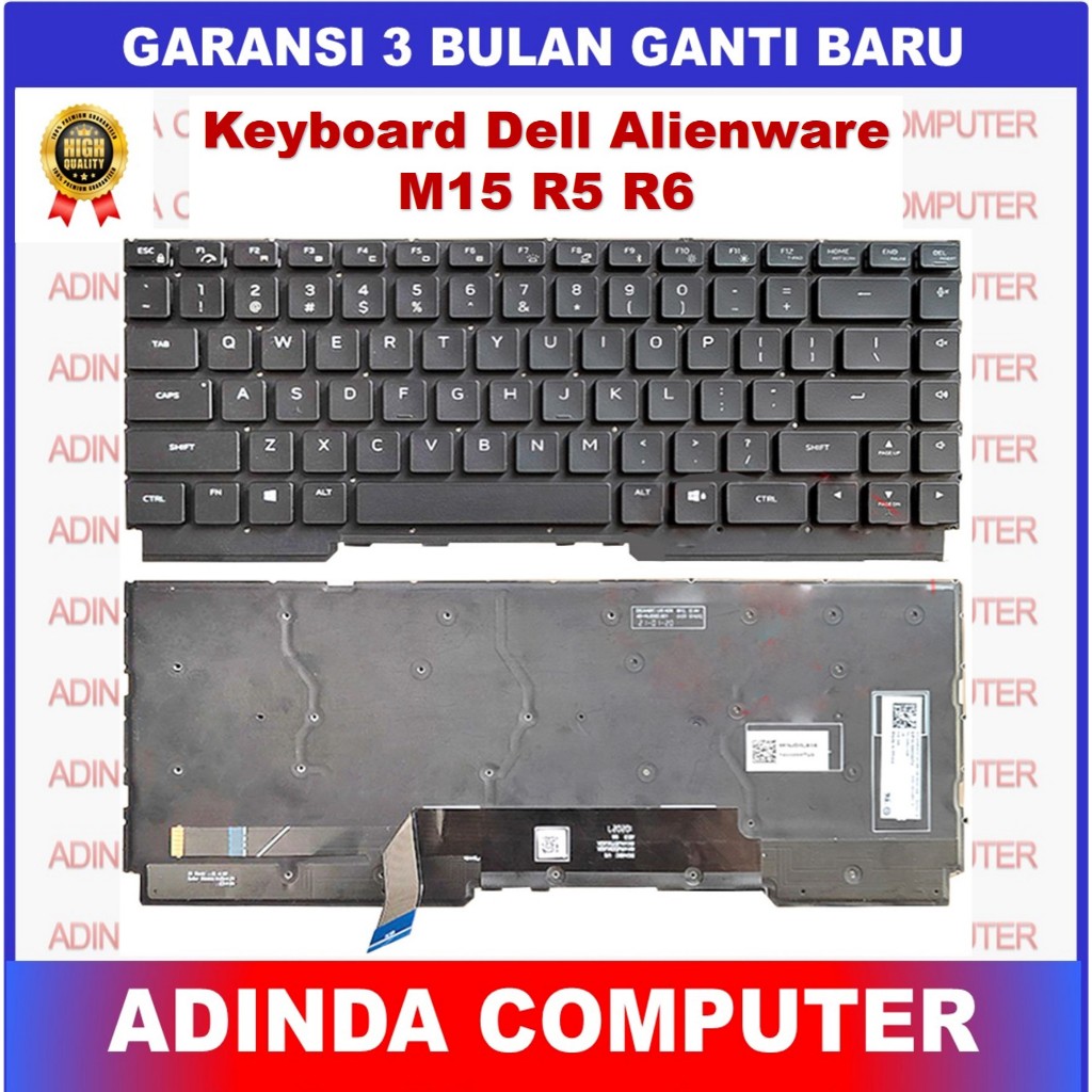 Keyboard Dell Alienware M15 R5 R6