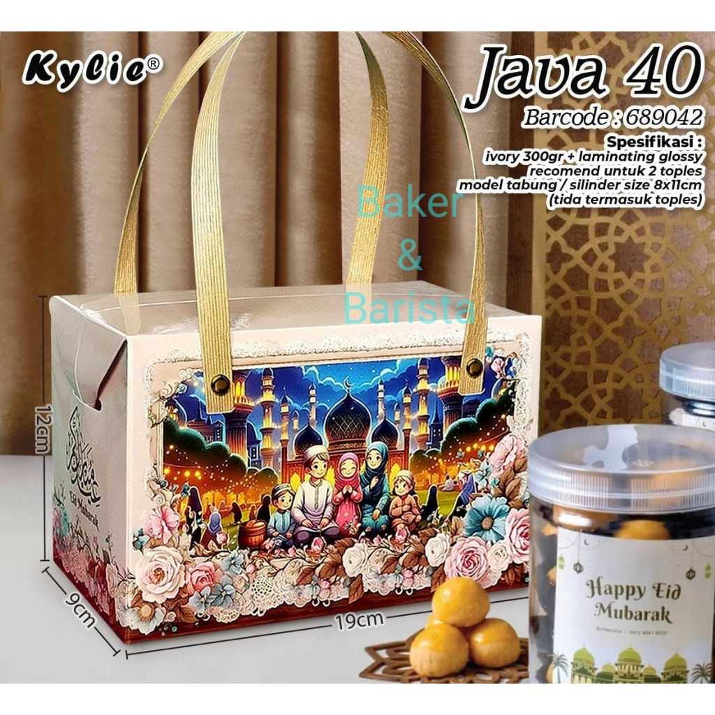

Box Lebaran Java Cream 19x9x12cm Box 2 Toples Kue Kering Idul Fitri Parcel Box Lebaran Hampers Hamper Goodie Bag Gift Box Cantik Cookies Box Lebaran Idulfitri