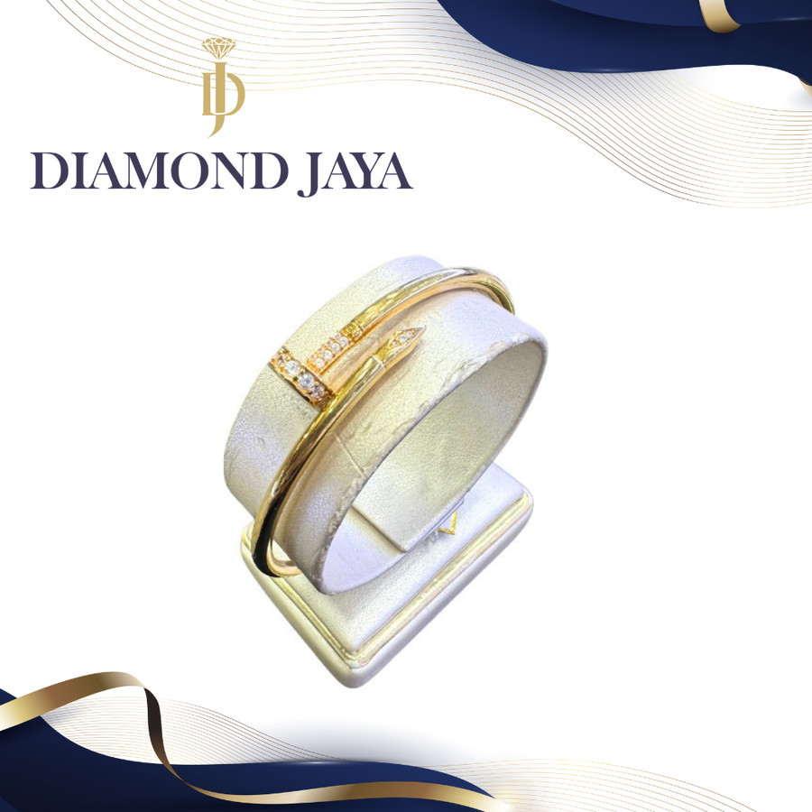 TOKO MAS DIAMOND JAYA - Gelang Emas Model Paku