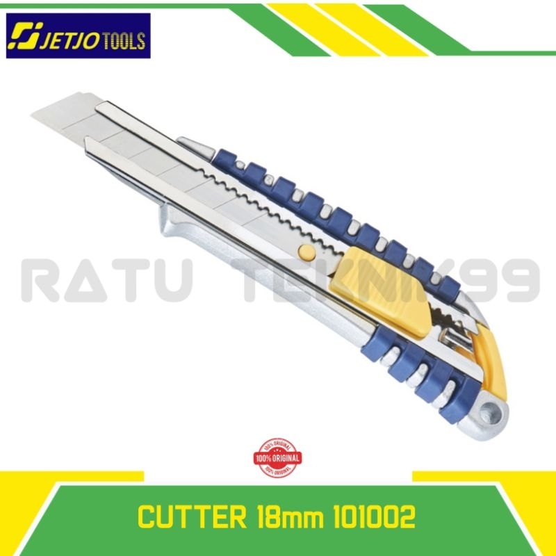 

Pisau Cutter JETJO TOOLS 101002 / Aluminium Case 18mm Utility Knife