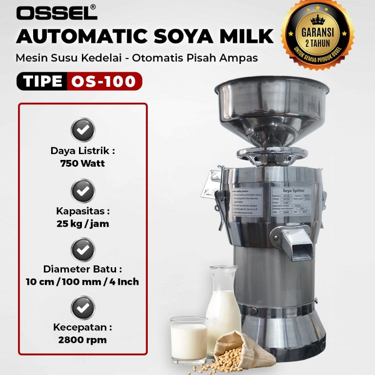 MESIN PENGGILING KEDELAI SOYA SPLITTER MESIN SUSU KEDELAI