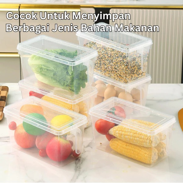 Kotak Kulkas Handel | Kotak Kontainer Makanan Kulkas | Food Storage Box Kotak Penyimpanan Serbaguna 