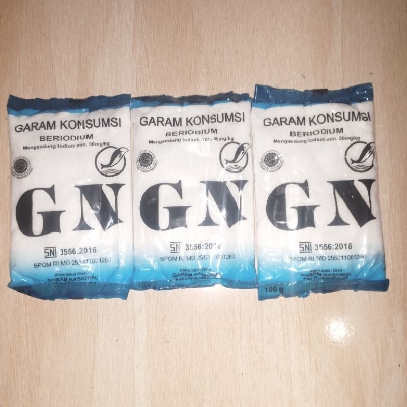 

Garam Konsumsi Garam GN 100g x 3 Pcs