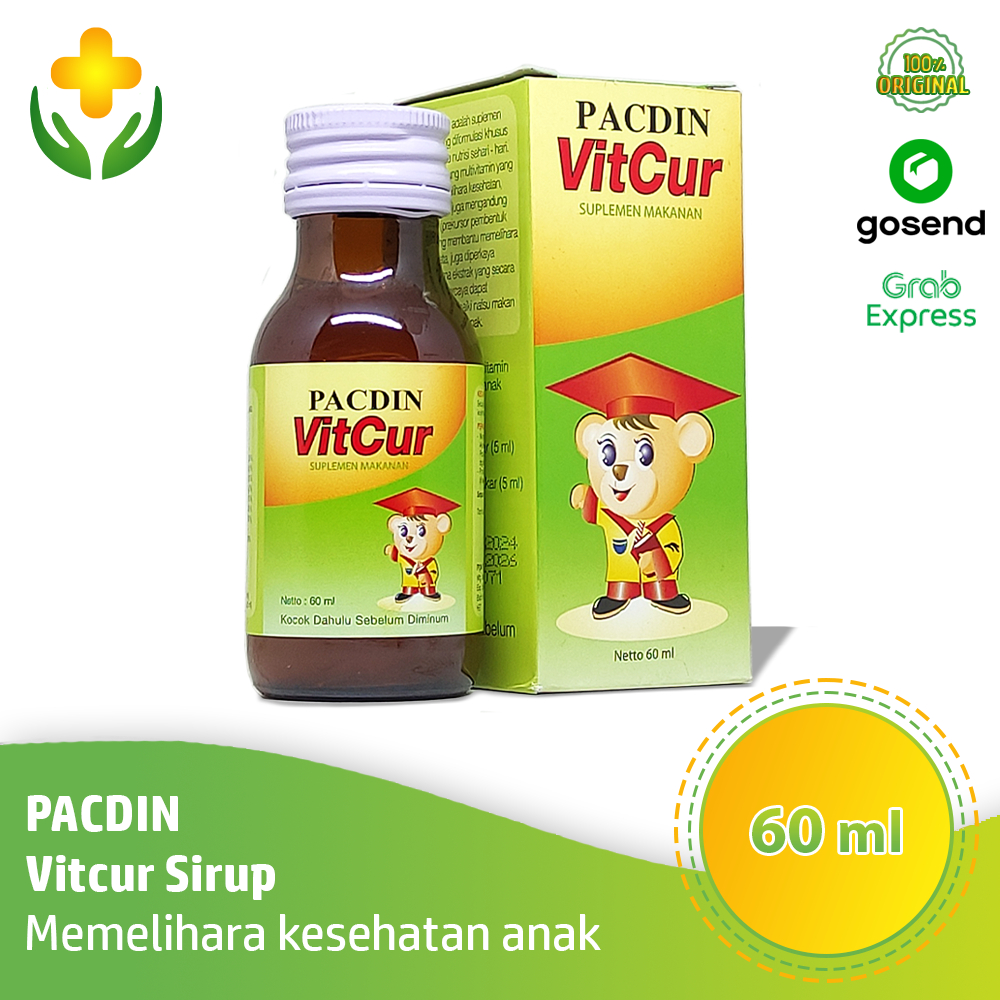 Pacdin Vitcur Sirup 60 ml Vitamin Nafsu Makan Anak