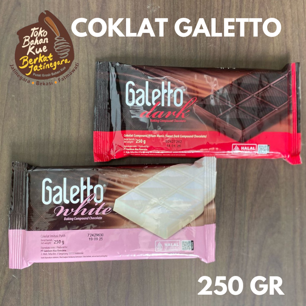 

COKLAT GALETTO KEMASAN 250 GR / COKLAT KEMASAN 250 GR