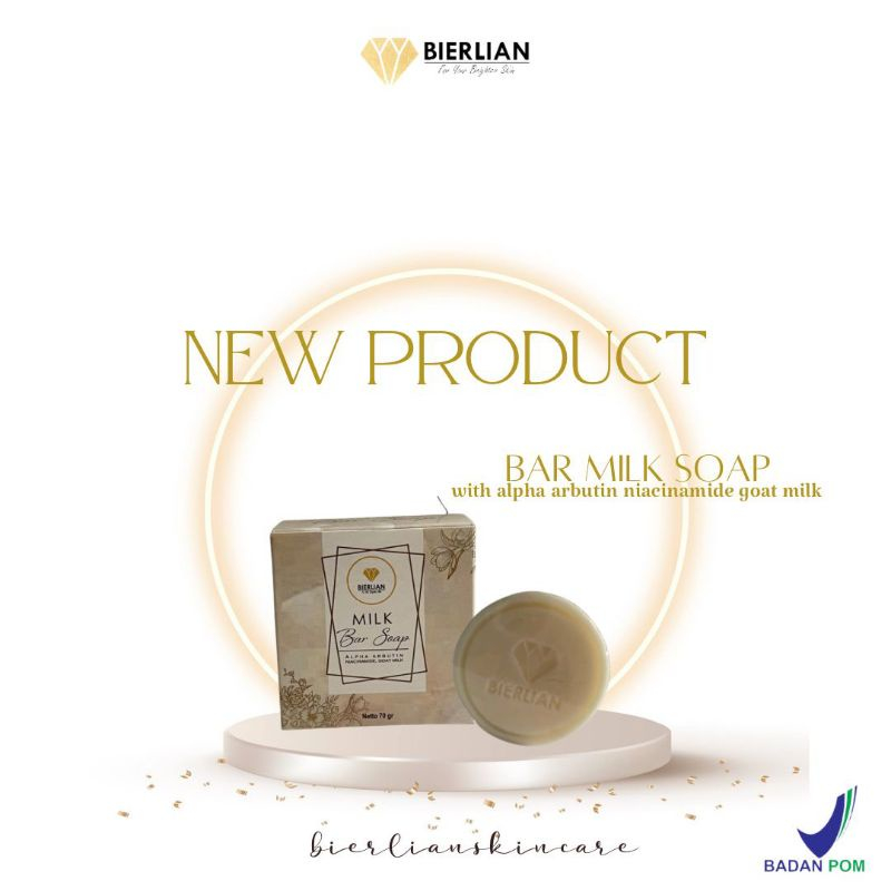 Sabun Batang Susu Whitening BPOM Berlian skincare