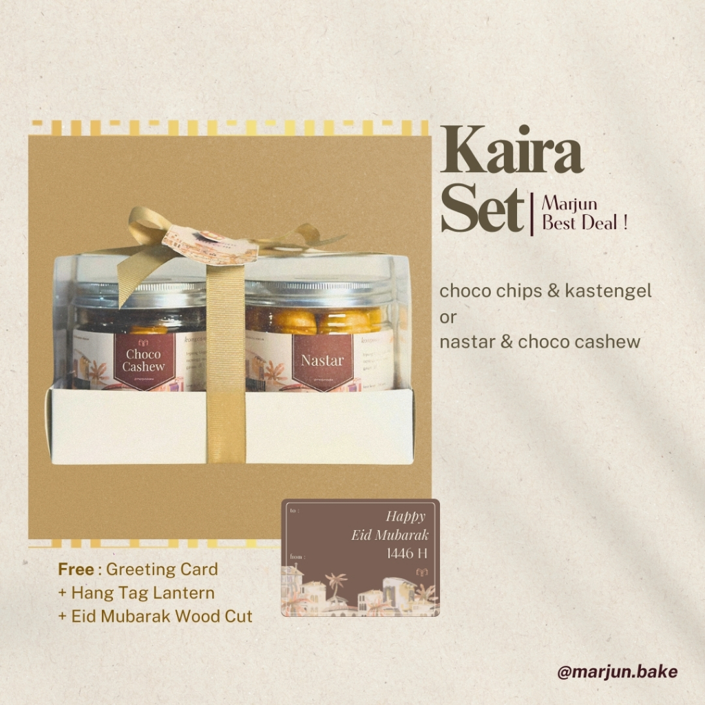 

HAMPERS COOKIES PREMIUM ISI 2/KAIRA SET BY MARJUN BAKE