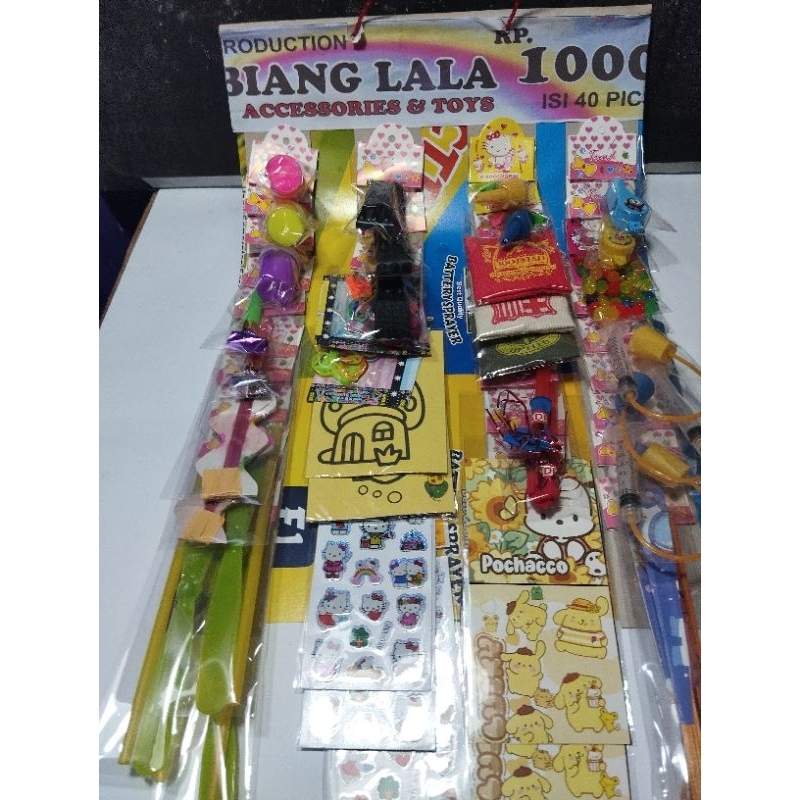 geosir mainan anak rentegan serba 1000 isi 40 pcs