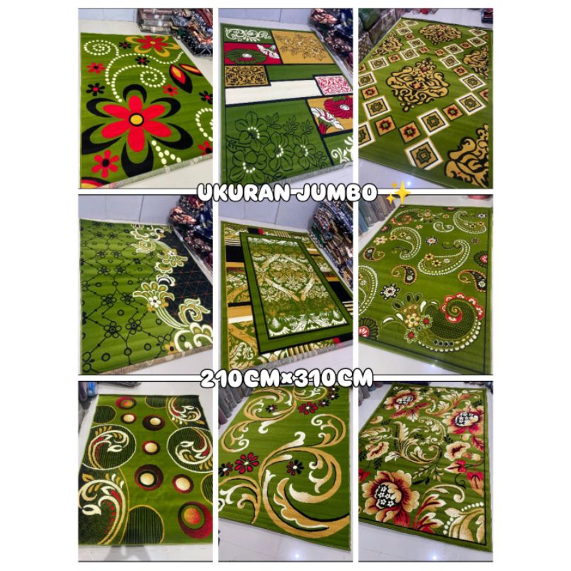 [COD] Karpet Moderno Ukuran jumbo 210×310 desain modern, Karpet Acara/Karpet Permadani/Karpet Turky/