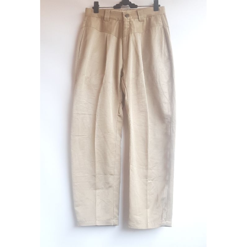 Celana Baggy Pants Pria Panjang Celana Seragam PNS ASN Guru Preloved Thrift PL Kancing Lee Cooper