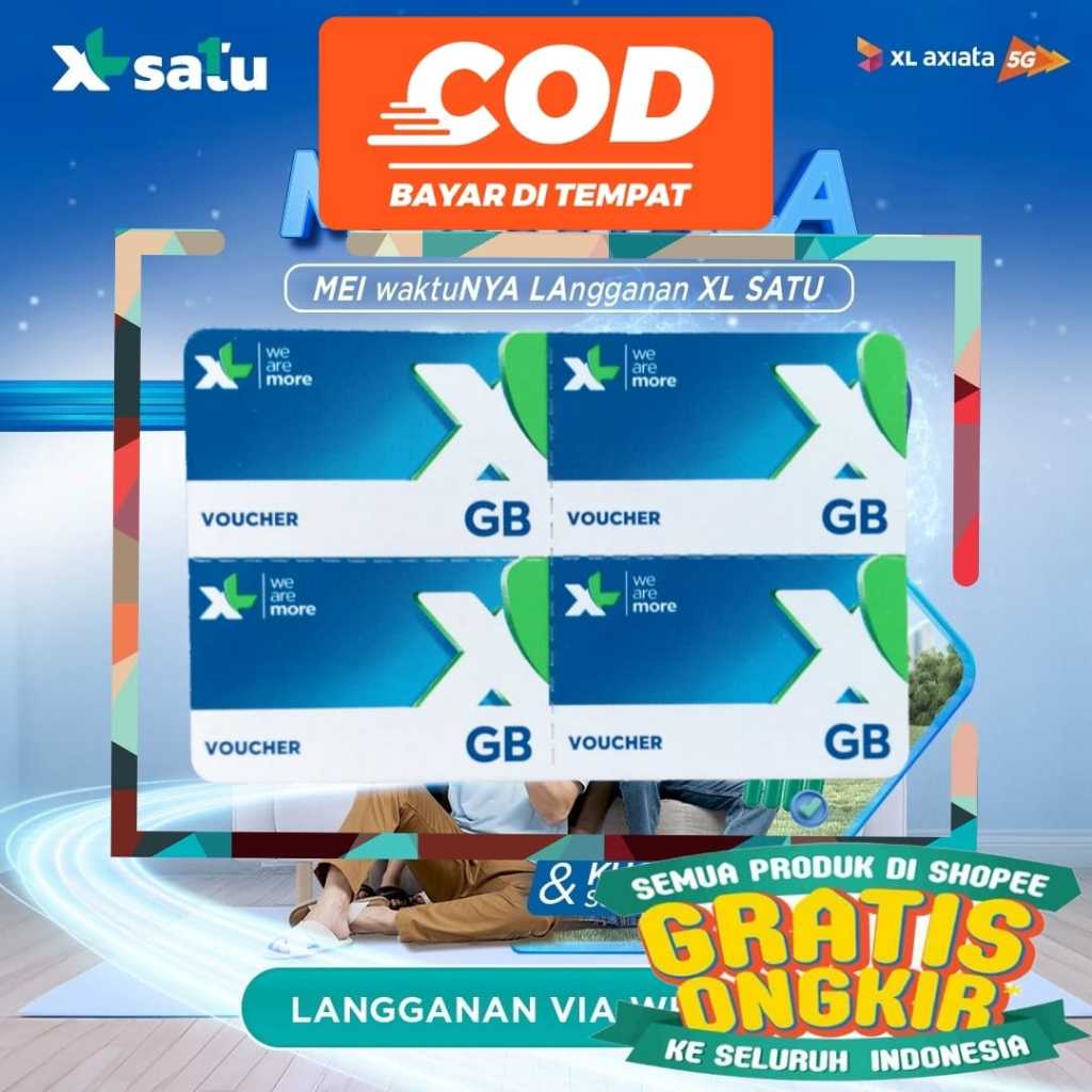 COD VOUCHER KOSONG XL/AXIS 1 BOX TERLARIS BERLAKU NASIONAL