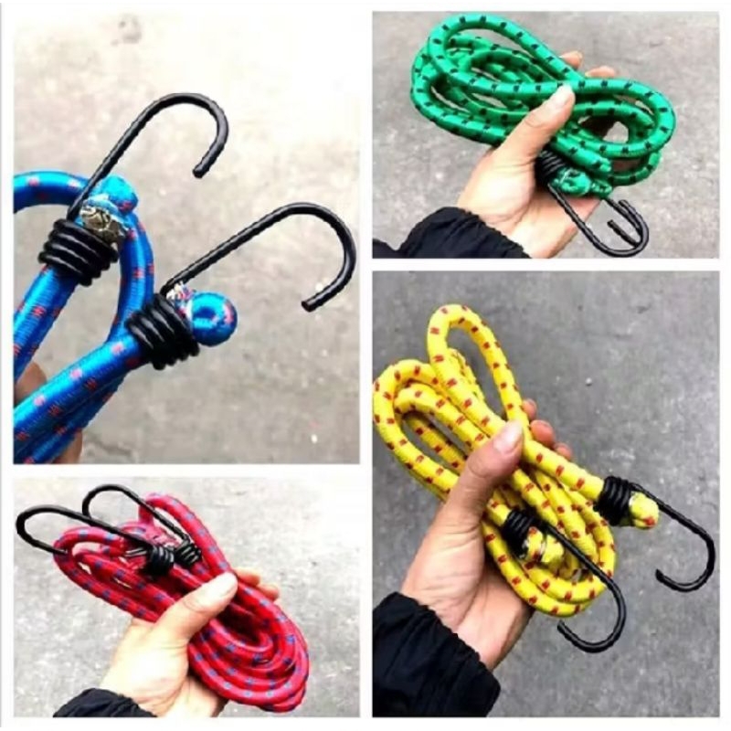 TALI BAGASI MOTOR 2.5 METER TALI IKAT BARANG KARDUS 2.5 METER TALI KARET PENGIKAT BARANG MOTOR 2.5 M