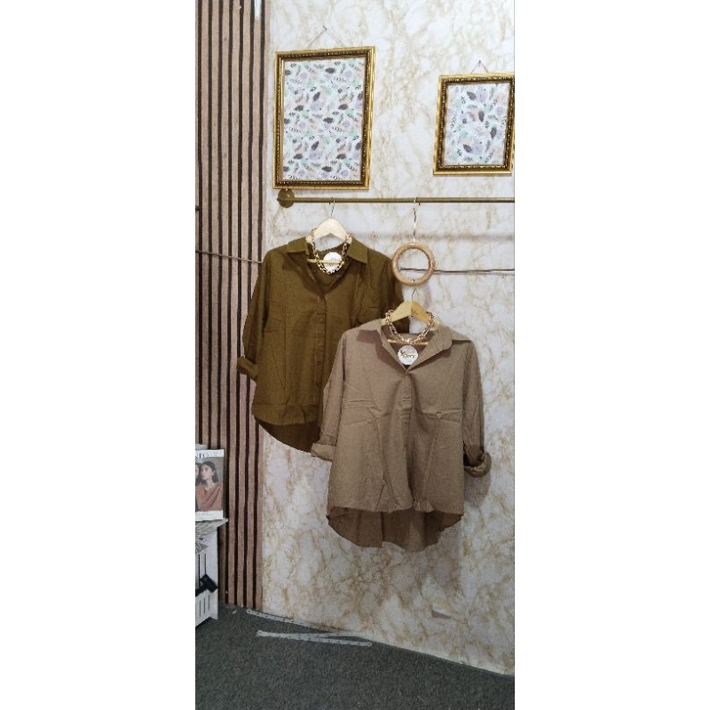 kemeja bahan catton poplin ld 120 ful kancing