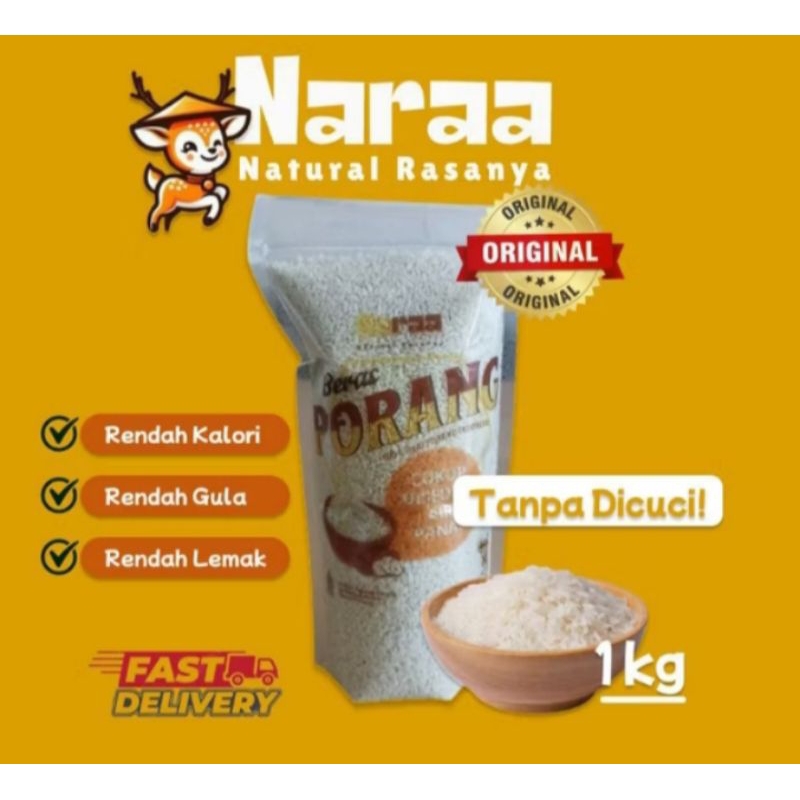 

Naraa Beras Porang / shirataki / Konjac Rice 100g