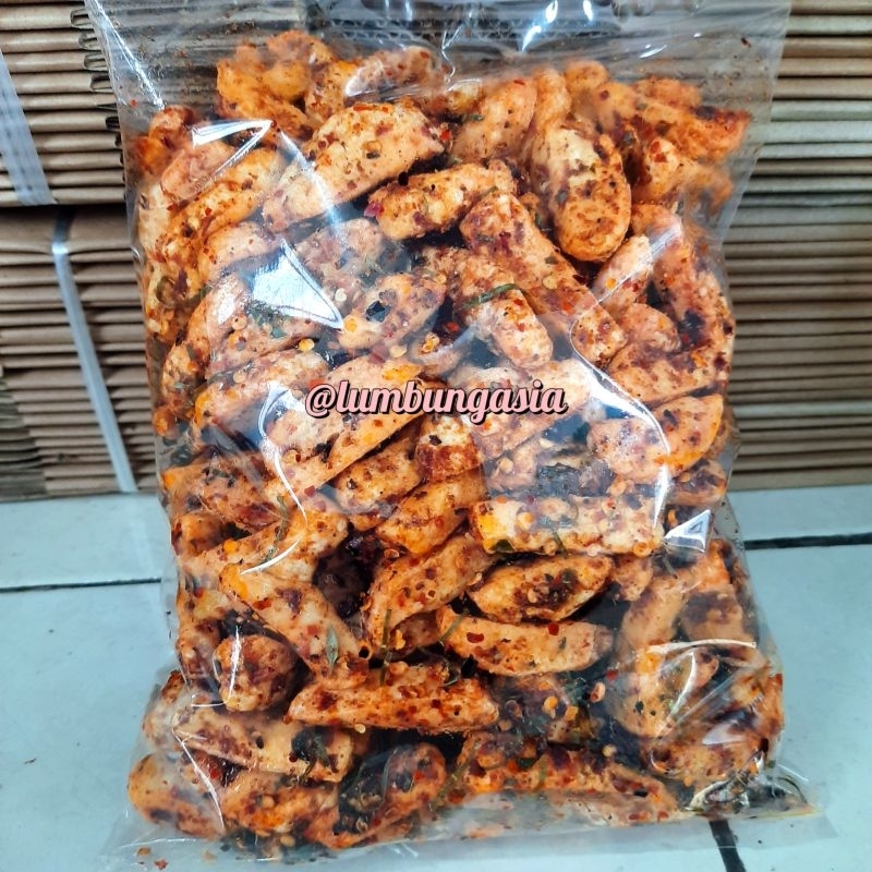 

Basreng Pedas Extra Daun Jeruk Kiloan Murah 1 Kilogram