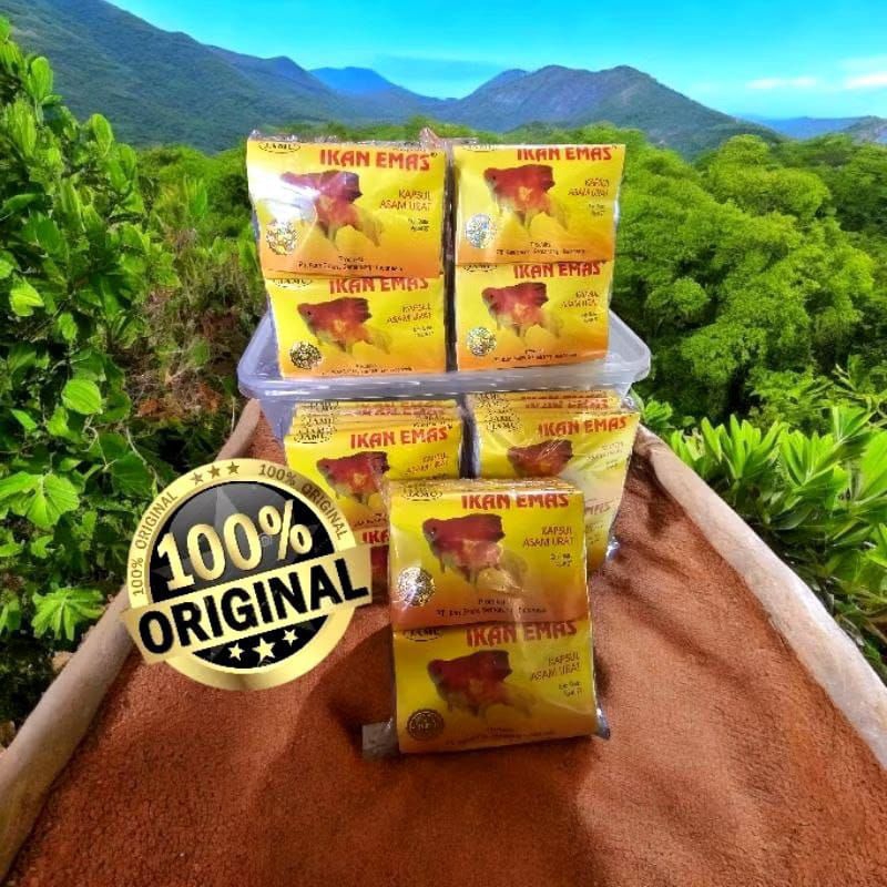 Obat Asam Urat Cap Ikan Mas Original