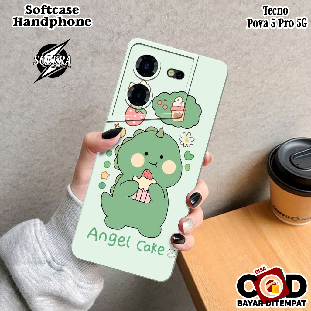 Case Tecno Pova 5 Pro 5G Softcase Tecno Pova 5 Pro 5G Terbaru Fashion Case Kartun Silikon Pro Camera