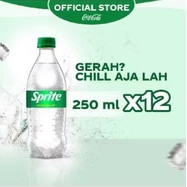 

Sprite Lemon Lime Minuman Soda Botol 250ML || Isi 12 Pcs